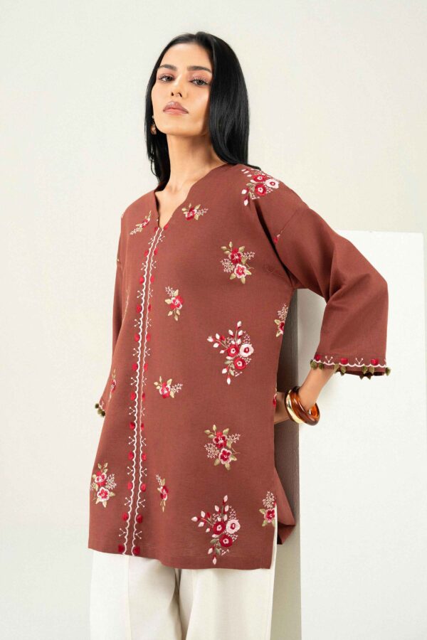 Alternative view of Nishat Linen Winter Collection 2026 | Embroidered Shirt - ST1SE-PRET26WV2-20