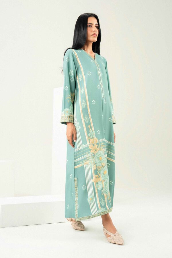 Nishat Linen Winter Collection 2026 | Printed Embroidered Kaftan - ST1SE-PRET26WV2-22 - Image 4
