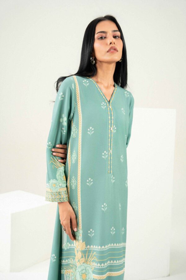 Alternative view of Nishat Linen Winter Collection 2026 | Printed Embroidered Kaftan - ST1SE-PRET26WV2-22