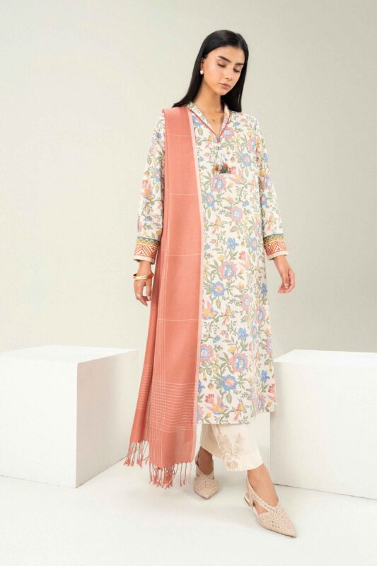 Nishat Linen Winter Collection 2026 | 2 Piece - Printed Embroidered Suit - ST2SD-PRET26WV2-5