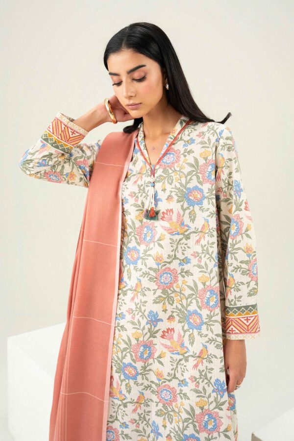 Alternative view of Nishat Linen Winter Collection 2026 | 2 Piece - Printed Embroidered Suit - ST2SD-PRET26WV2-5