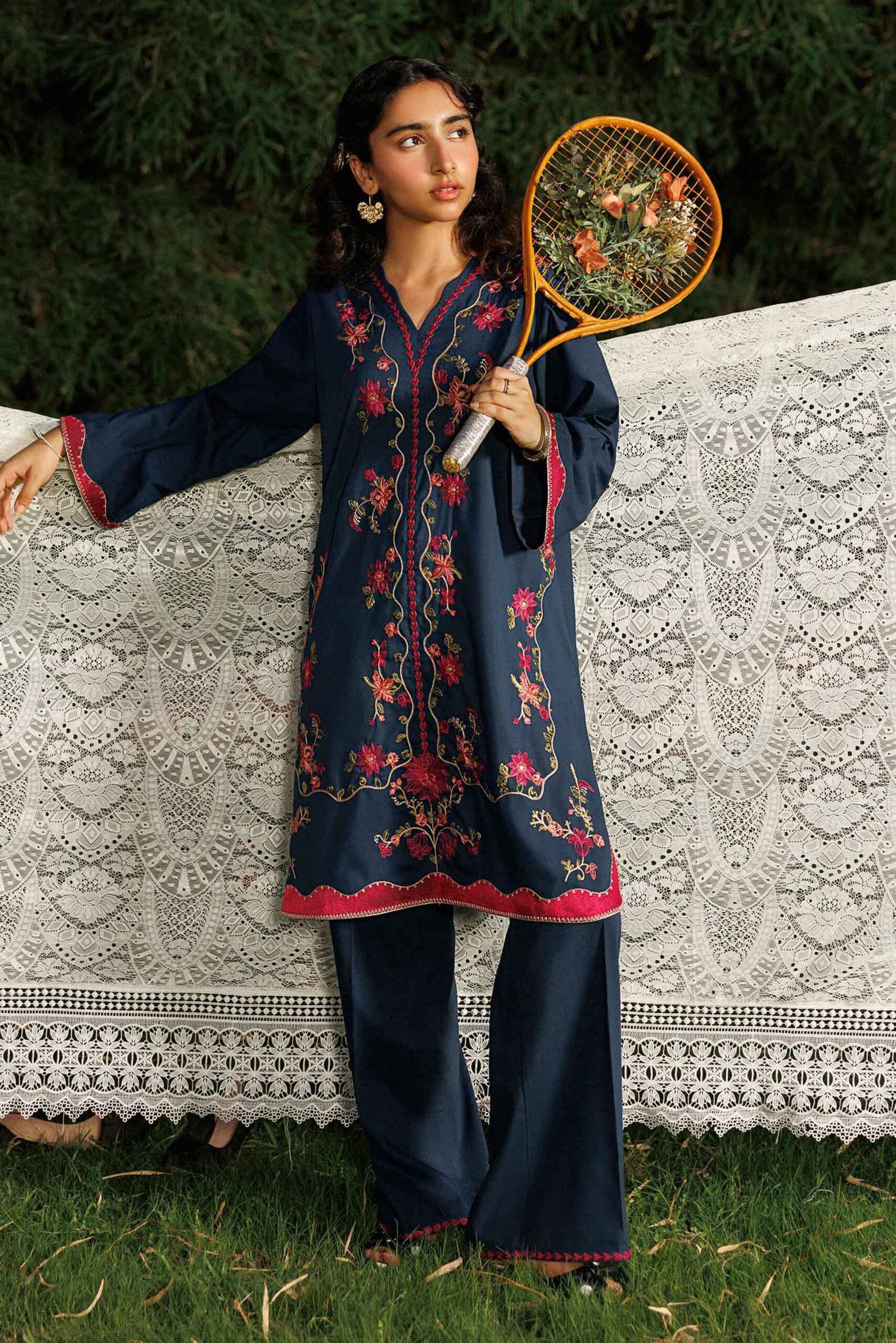 Nishat linen winter collection 2026 | 2 piece - embroidered suit - st2ste-pret26wv1-14 Nishat Linen Winter Collection 2026 | 2 Piece - Embroidered Suit - ST2STE-PRET26WV1-14