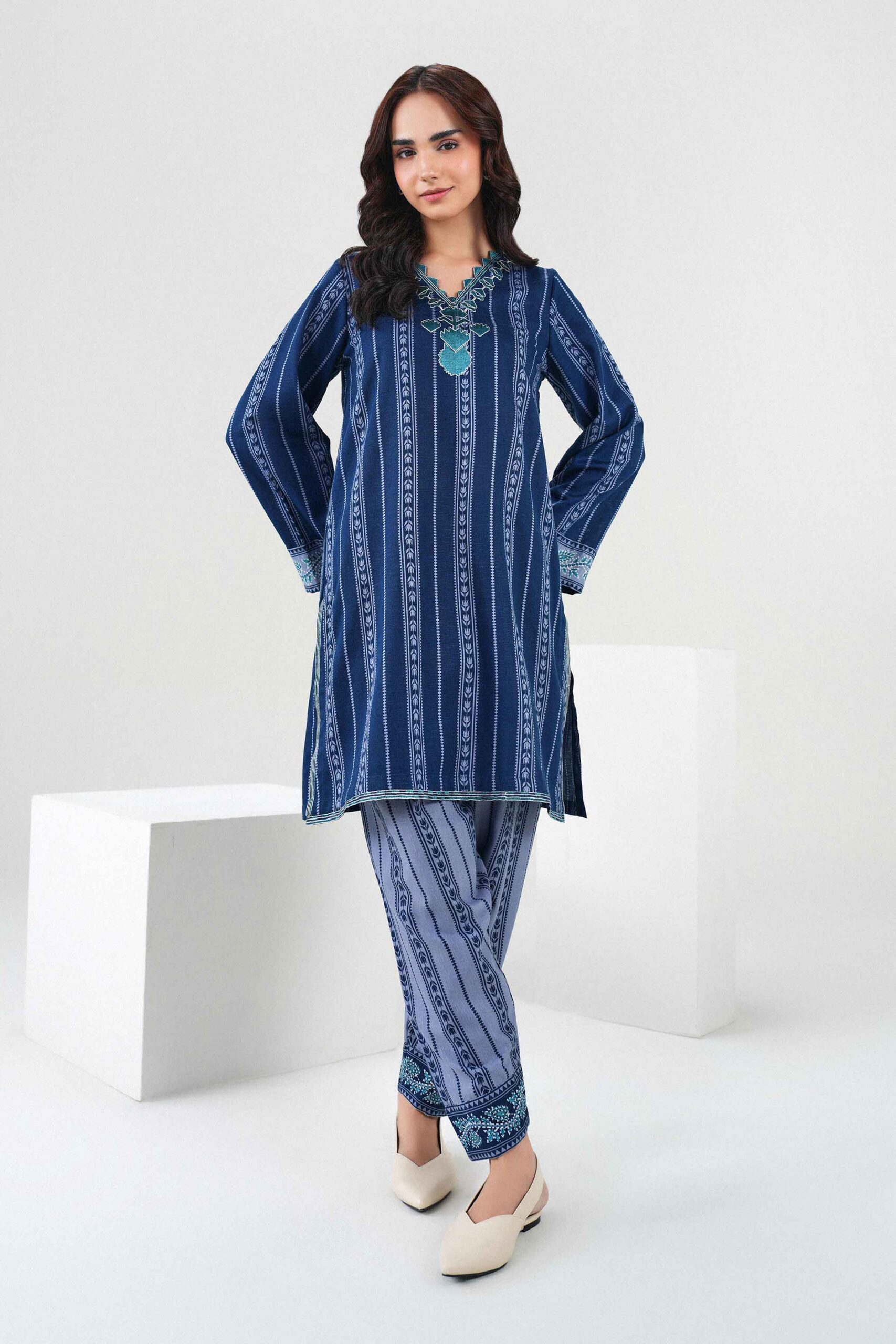 Nishat linen winter collection 2026 | 2 piece - printed embroidered suit - st2ste-pret26wv1-3 Nishat Linen Winter Collection 2026 | 2 Piece - Printed Embroidered Suit - ST2STE-PRET26WV1-3