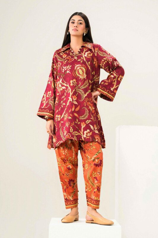 Nishat Linen Winter Collection 2026 | 2 Piece - Printed Embroidered Suit - ST2STE-PRET26WV1-7