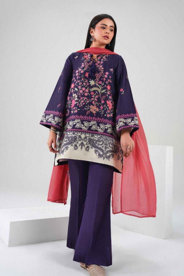 Nishat Linen Winter Collection 2026 | 3 Piece - Printed Suit - ST3P-PRET26WV1-2