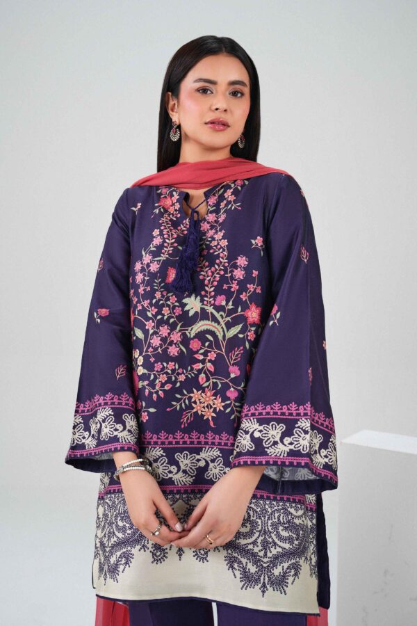 Alternative view of Nishat Linen Winter Collection 2026 | 3 Piece - Printed Suit - ST3P-PRET26WV1-2