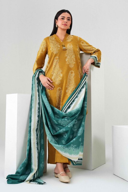 Nishat Linen Winter Collection 2026 | 3 Piece - Printed Suit - ST3P-PRET26WV1-6