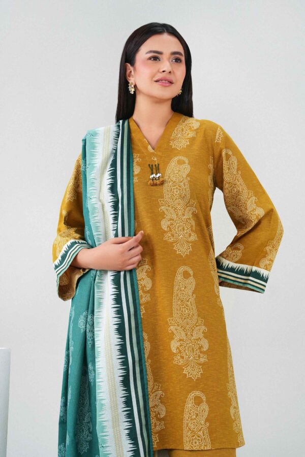 Alternative view of Nishat Linen Winter Collection 2026 | 3 Piece - Printed Suit - ST3P-PRET26WV1-6