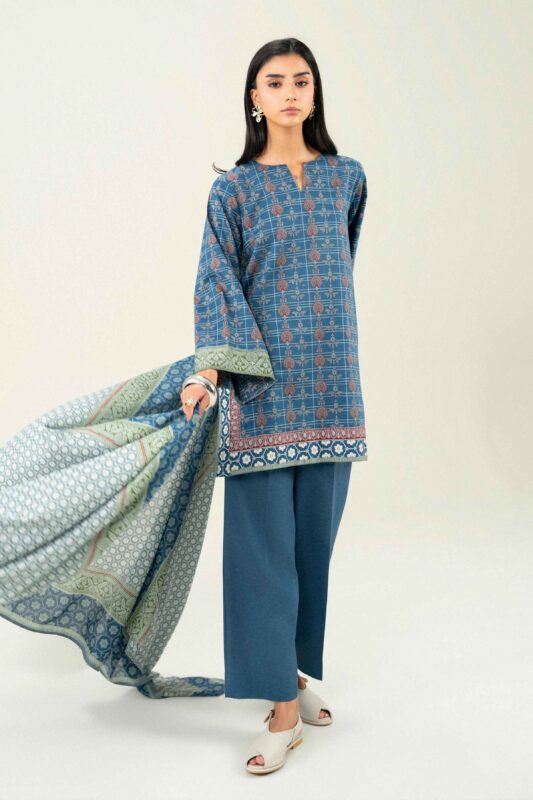 Nishat Linen Winter Collection 2026 | 3 Piece - Printed Suit - ST3P-PRET26WV1-7
