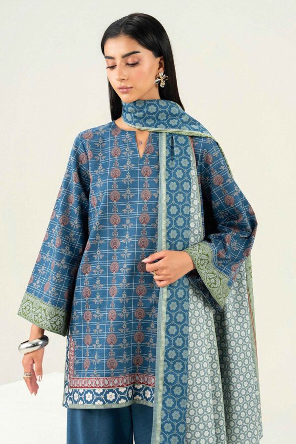 Alternative view of Nishat Linen Winter Collection 2026 | 3 Piece - Printed Suit - ST3P-PRET26WV1-7