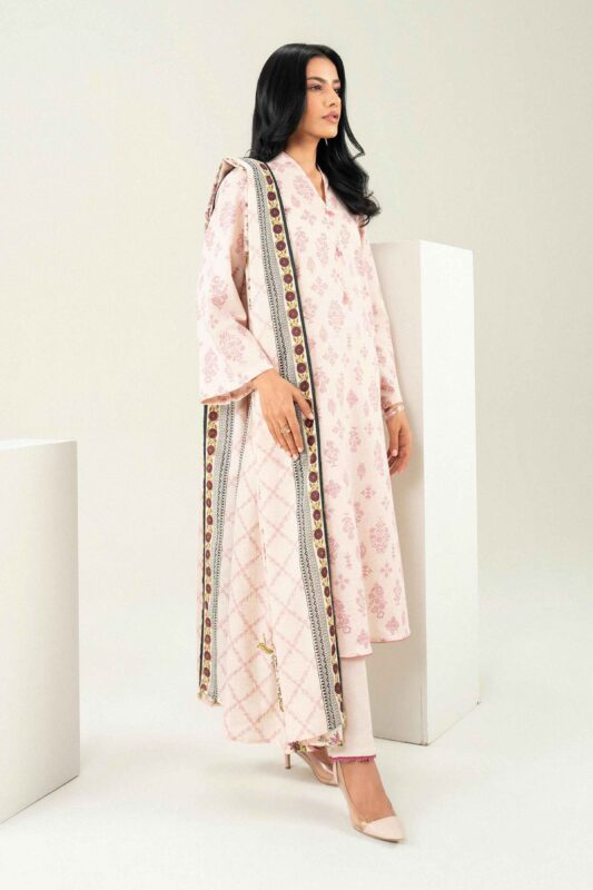 Nishat Linen Winter Collection 2026 | 3 Piece - Printed Suit - ST3P-PRET26WV1-8