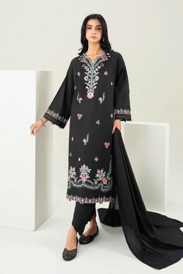 Nishat Linen Winter Collection 2026 | 3 Piece - Embroidered Suit - ST3PE-PRET26WV1-18