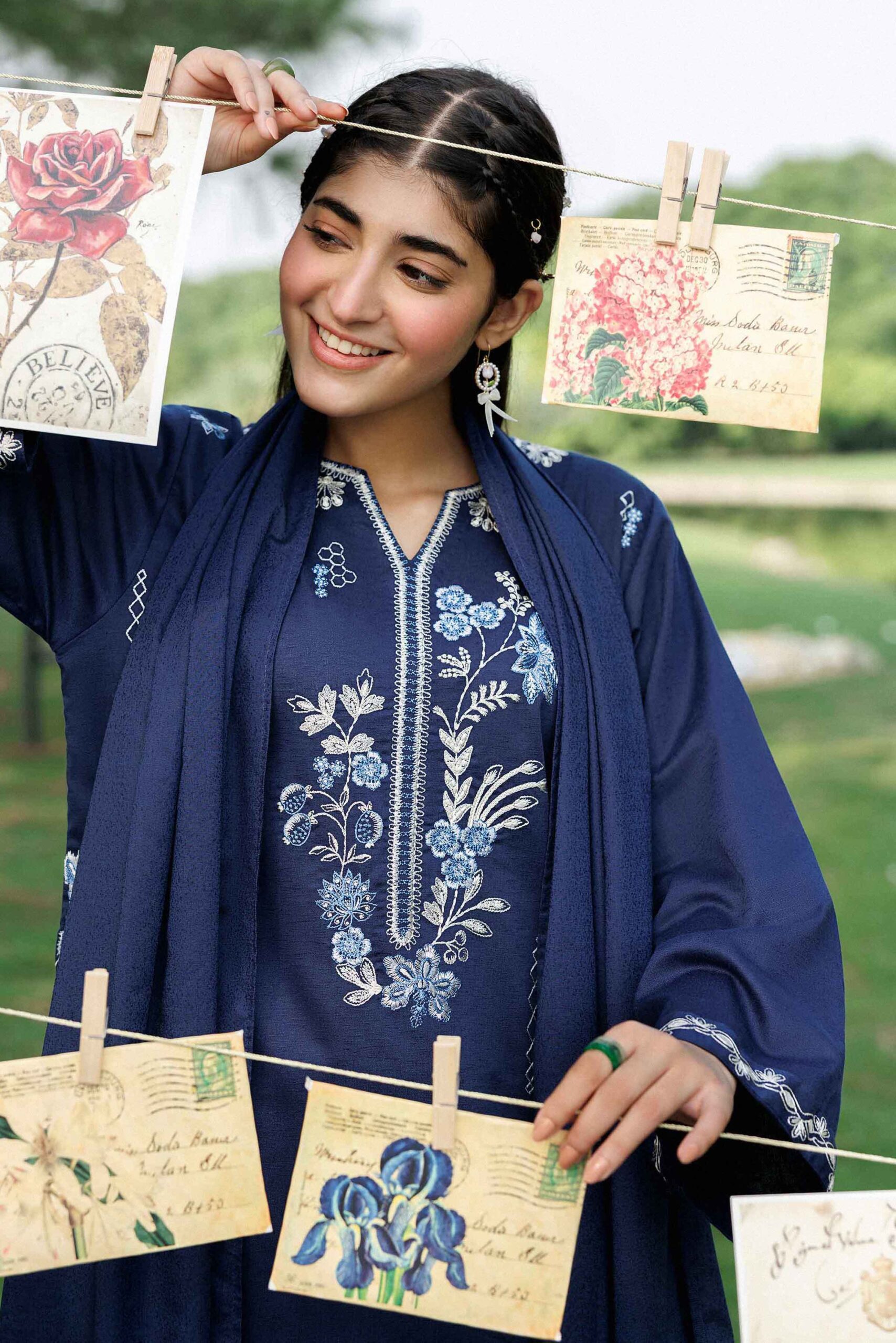 Nishat linen winter collection 2026 | 3 piece - embroidered suit - st3pe-pret26wv1-23 Nishat Linen Winter Collection 2026 | 3 Piece - Embroidered Suit - ST3PE-PRET26WV1-23 - Image 2