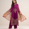 U3pelxs26v75_2 Sapphire Women's Unstitched Embroidered Blended Chiffon Purple 3 Piece Suit – U3PELXS26V75