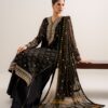 U3pelxs26v76_5 Sapphire Women's Unstitched Embroidered Blended Chiffon Black 3 Piece Suit – U3PELXS26V76