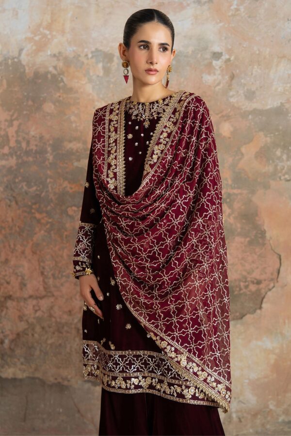 Untitled-1_0001_AKS03651 Wedding Festive Cross Stitch | CRIMSON FLARE-3PC VELVET EMBROIDERED SUIT– Untitled-1 0001 AKS03651