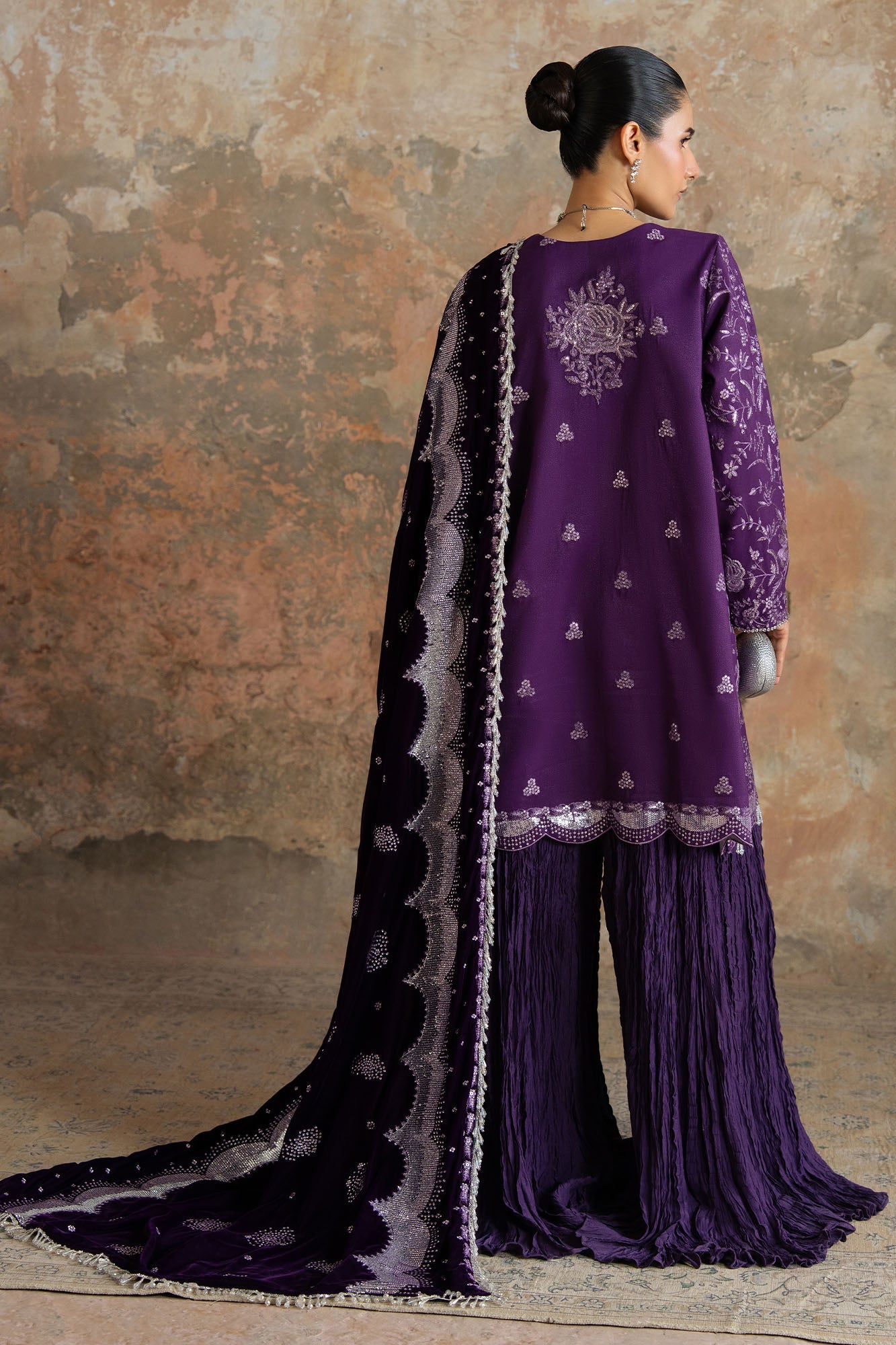 Untitled-1_0004_aks03494 Wedding Festive Cross Stitch | PURPLE GLAM-3PC FANCY YARN EMBROIDERED SUIT– Untitled-1 0004 AKS03494