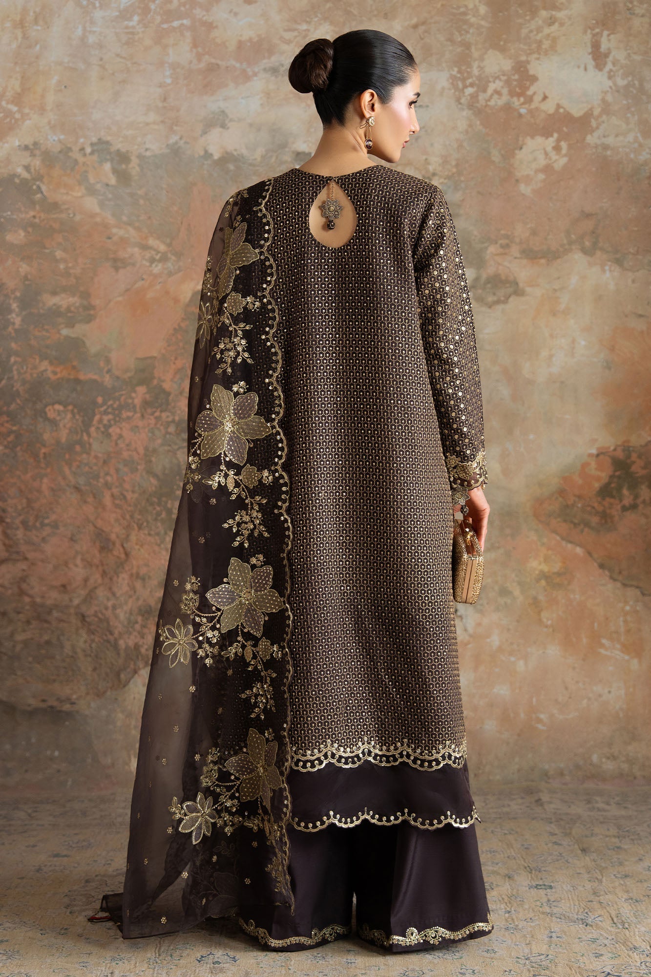 Untitled-1_0005_aks03550 Wedding Festive Cross Stitch | RUSTIC GARLAND-3PC SILK EMBROIDERED SUIT– Untitled-1 0005 AKS03550