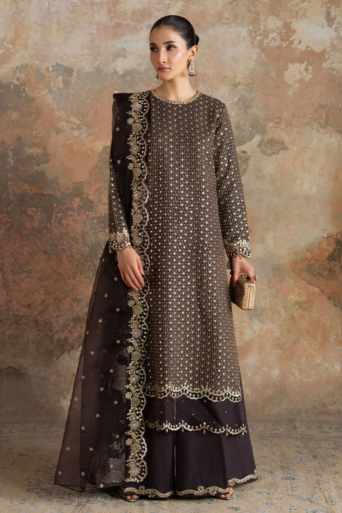 Untitled-1_0009_aks03516 Wedding Festive Cross Stitch | RUSTIC GARLAND-3PC SILK EMBROIDERED SUIT– Untitled-1 0009 AKS03516
