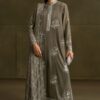 Untitled-1_0010_aks02863 Wedding Festive Cross Stitch | GRAY HUES-3PC VELVET EMBROIDERED SUIT