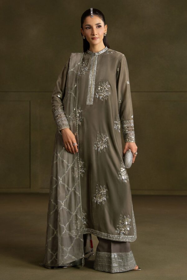 Untitled-1_0010_AKS02863 Wedding Festive Cross Stitch | GRAY HUES-3PC VELVET EMBROIDERED SUIT