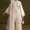 Untitled-1_0010_aks03118 Wedding Festive Cross Stitch | IVORY NOIR-4PC FANCY YARN EMBROIDERED SUIT