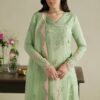 Gajra mint green shirt set | raw silk edit'26 vera world Gajra Mint Green Shirt Set | Raw Silk Edit'26 Vera World