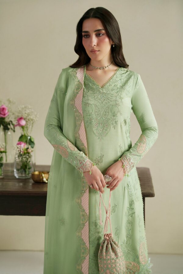 Gajra Mint Green Shirt Set | Raw Silk Edit'26 Vera World Gajra Mint Green Shirt Set | Raw Silk Edit'26 Vera World