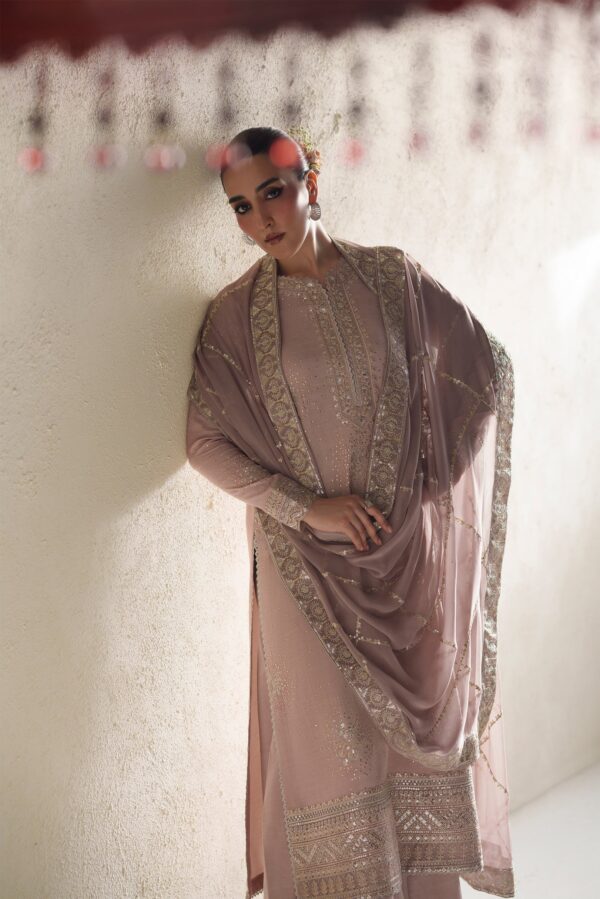 WEB_1-MTB06804 Naqsh Soft Pink Shirt Set | Raw Silk Edit'26 Vera World