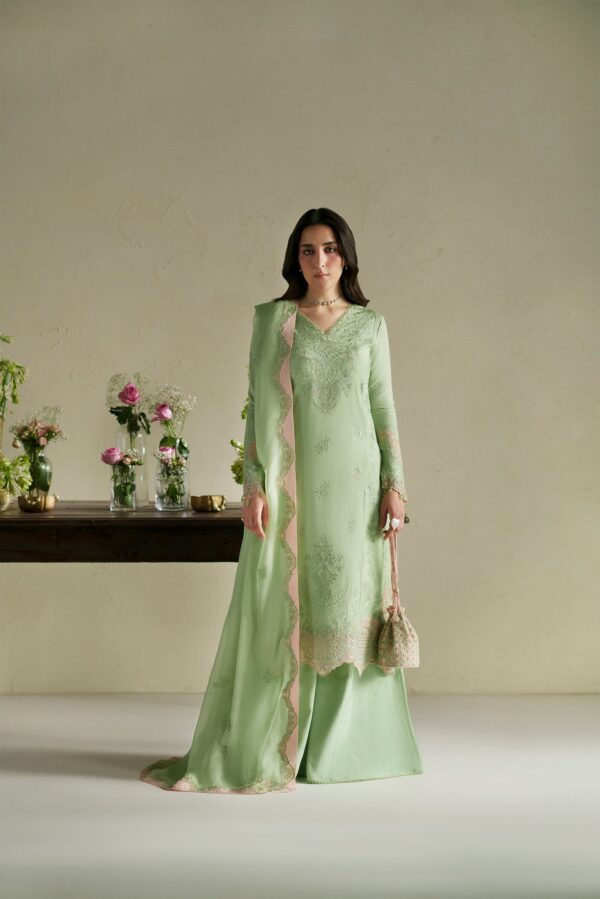 Gajra mint green shirt set | raw silk edit'26 vera world– web 3-mtb Gajra Mint Green Shirt Set | Raw Silk Edit'26 Vera World– WEB 3-MTB