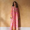 Zarha Nur Kaftaan Pink Lemonade