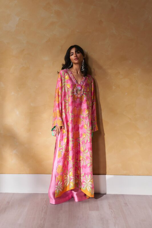 Zarha Nur Kaftaan  Pink Lemonade