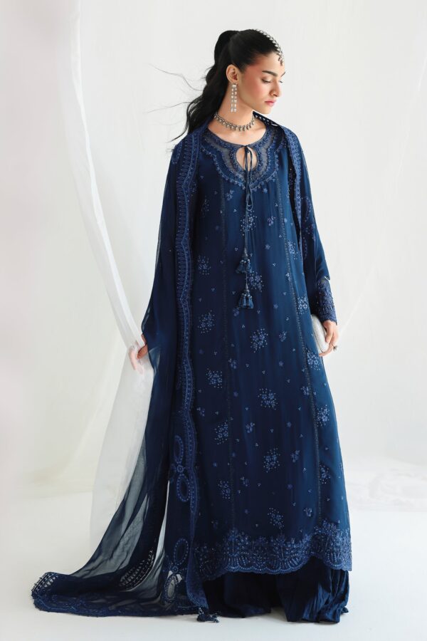 Qalamkar Chiffon Collection QCC-02 SHIREEN– detail view 11