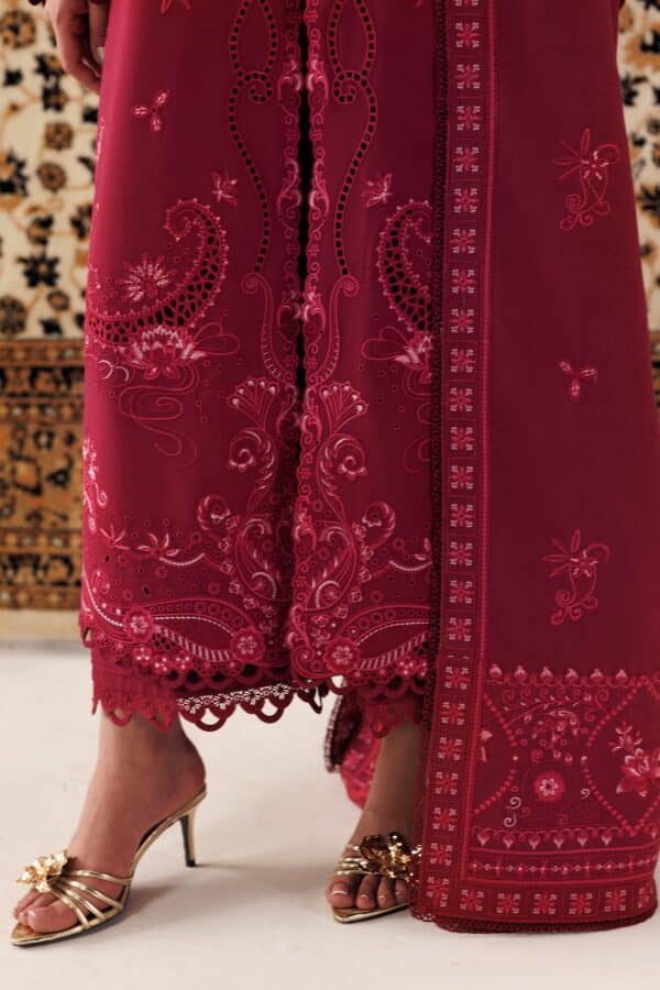 Qline linen '26 qalamkar | qlw-02 aleena– detail view 6 Qline Linen '26 Qalamkar | QLW-02 ALEENA– detail view 6