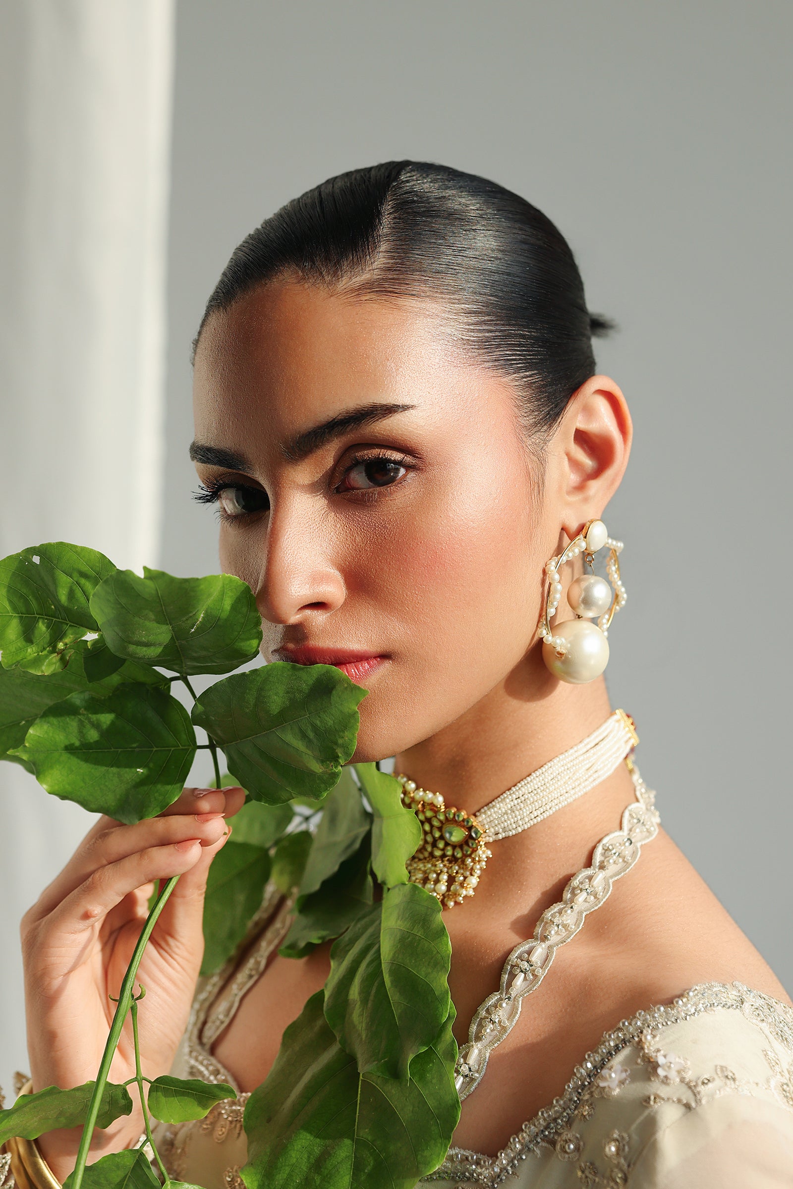 Qalamkar chiffon collection qcc-07 amera– detail view 11 Qalamkar Chiffon Collection QCC-07 AMERA– detail view 11