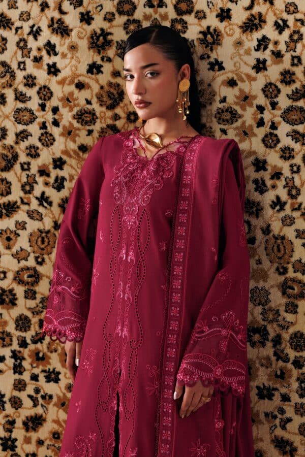 Qline linen '26 qalamkar | qlw-02 aleena– detail view 2 Qline Linen '26 Qalamkar | QLW-02 ALEENA– detail view 2