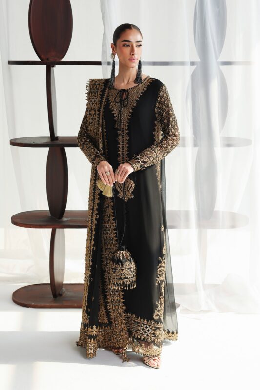 Qalamkar Chiffon Collection  QCC-06 WALIYA