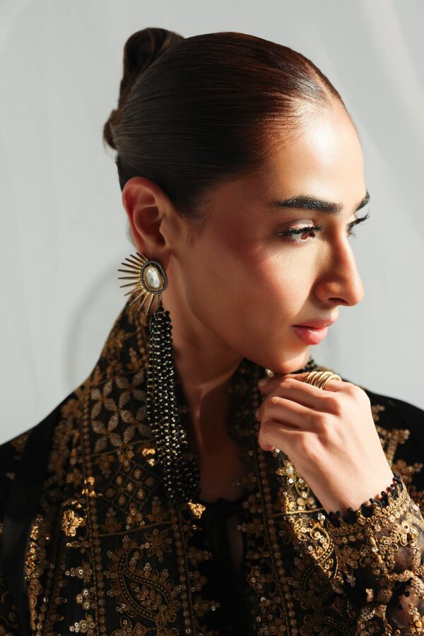 Qalamkar chiffon collection qcc-06 waliya– detail view 5 Qalamkar Chiffon Collection QCC-06 WALIYA– detail view 5