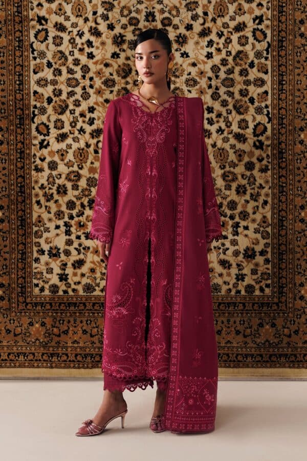 Qline Linen '26 Qalamkar | QLW-02 ALEENA Qline Linen '26 Qalamkar | QLW-02 ALEENA