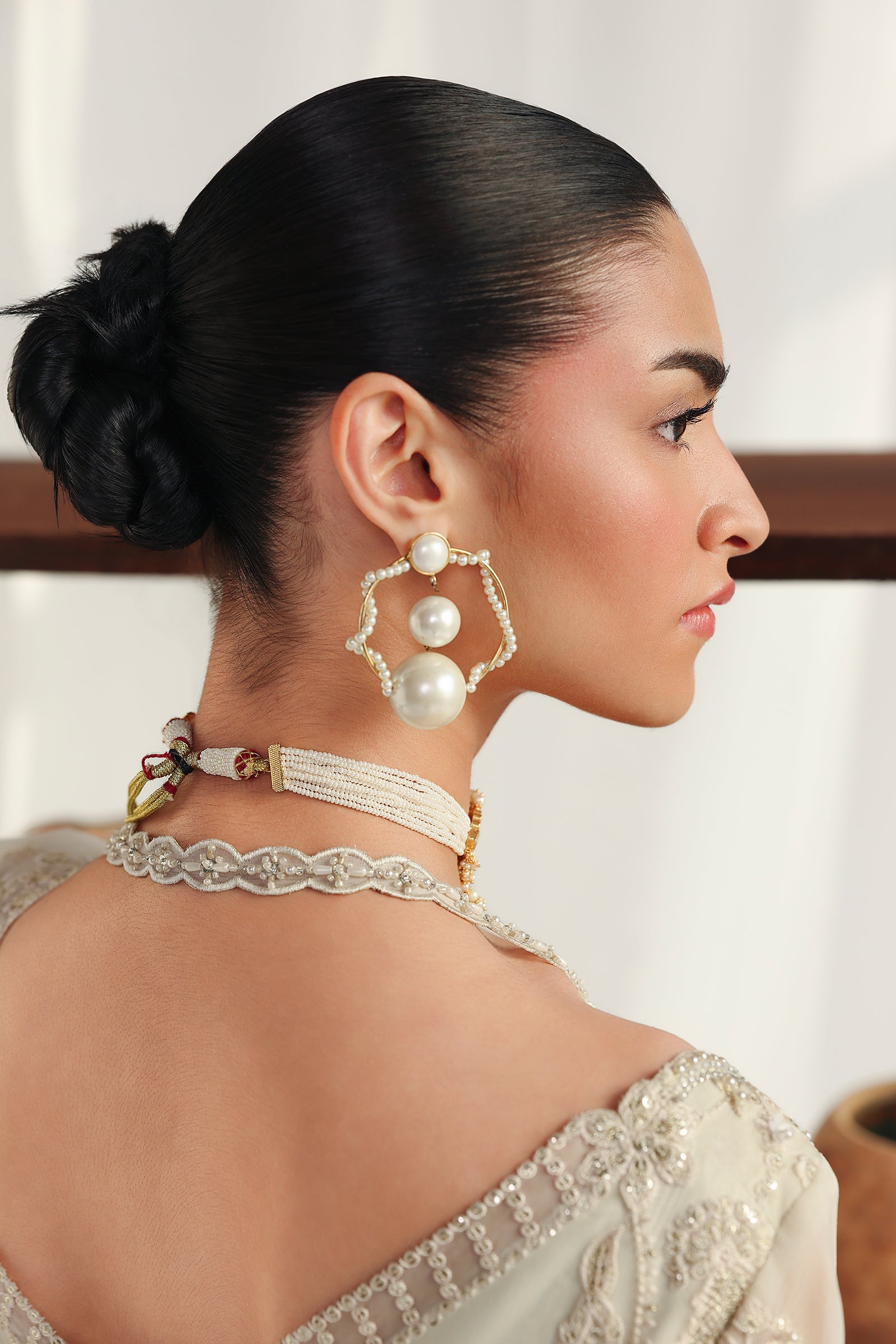 Qalamkar chiffon collection qcc-07 amera– detail view 5 Qalamkar Chiffon Collection QCC-07 AMERA– detail view 5