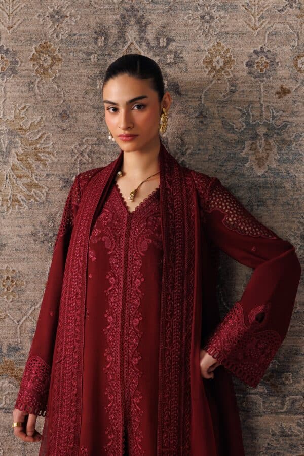 Qline Linen '26 Qalamkar | QLW-08 NEIRAH– alternate view Qline Linen '26 Qalamkar | QLW-08 NEIRAH– alternate view