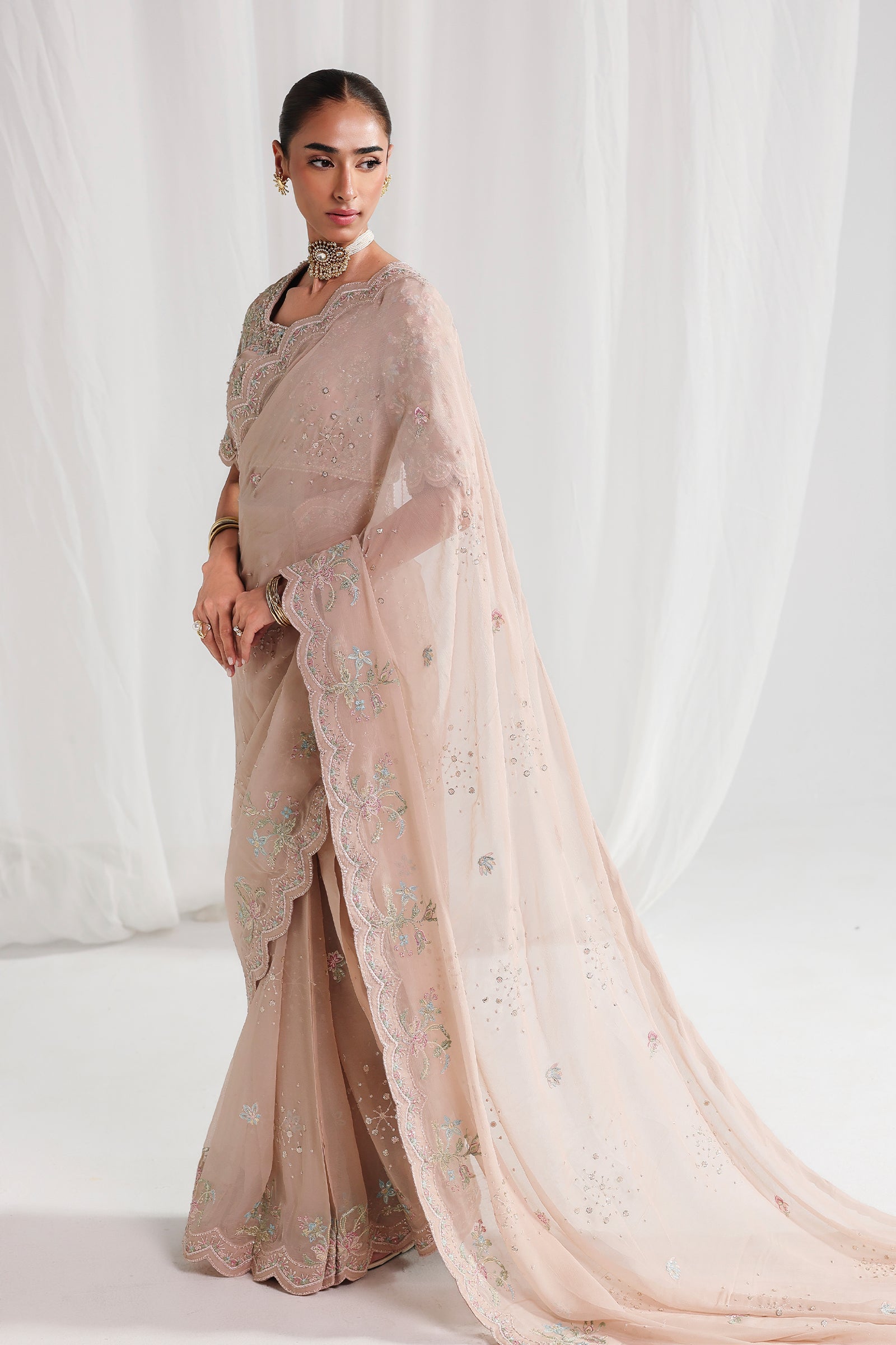 Qalamkar chiffon collection qcc-04 novera– alternate view Qalamkar Chiffon Collection QCC-04 NOVERA– alternate view