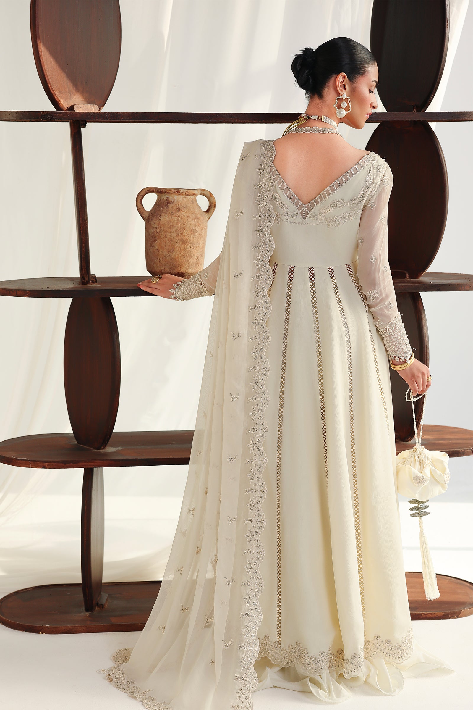 Qalamkar chiffon collection qcc-07 amera– detail view 2 Qalamkar Chiffon Collection QCC-07 AMERA– detail view 2