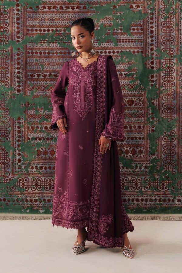 Qline Linen '26 Qalamkar | QLW-14 FARWA– alternate view Qline Linen '26 Qalamkar | QLW-14 FARWA– alternate view