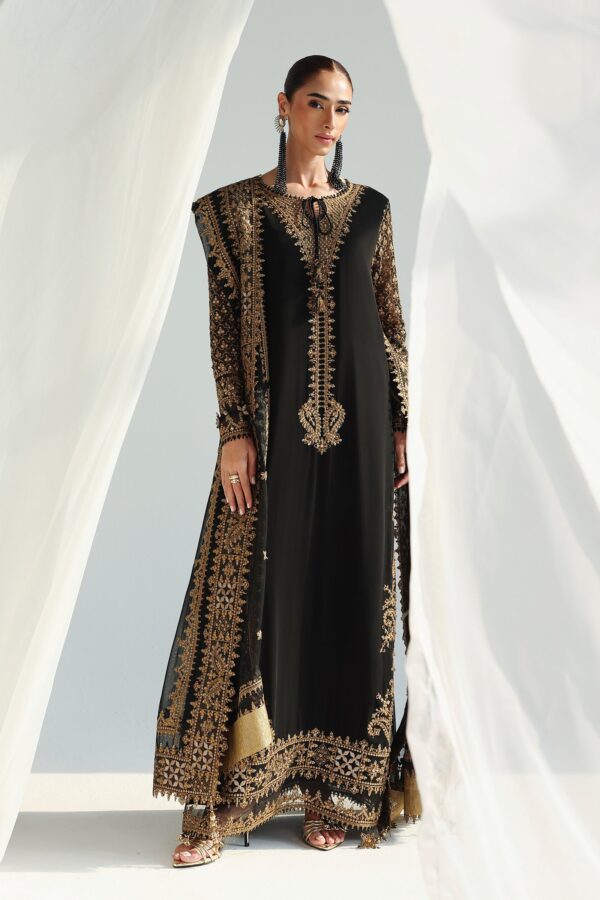 Qalamkar chiffon collection qcc-06 waliya– detail view 9 Qalamkar Chiffon Collection QCC-06 WALIYA– detail view 9