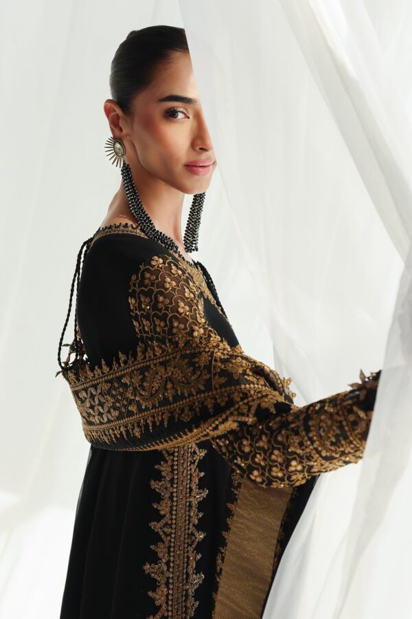 Qalamkar chiffon collection qcc-06 waliya– detail view 10 Qalamkar Chiffon Collection QCC-06 WALIYA– detail view 10
