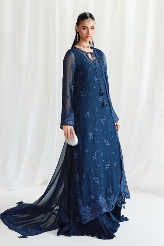Qalamkar Chiffon Collection  QCC-02 SHIREEN