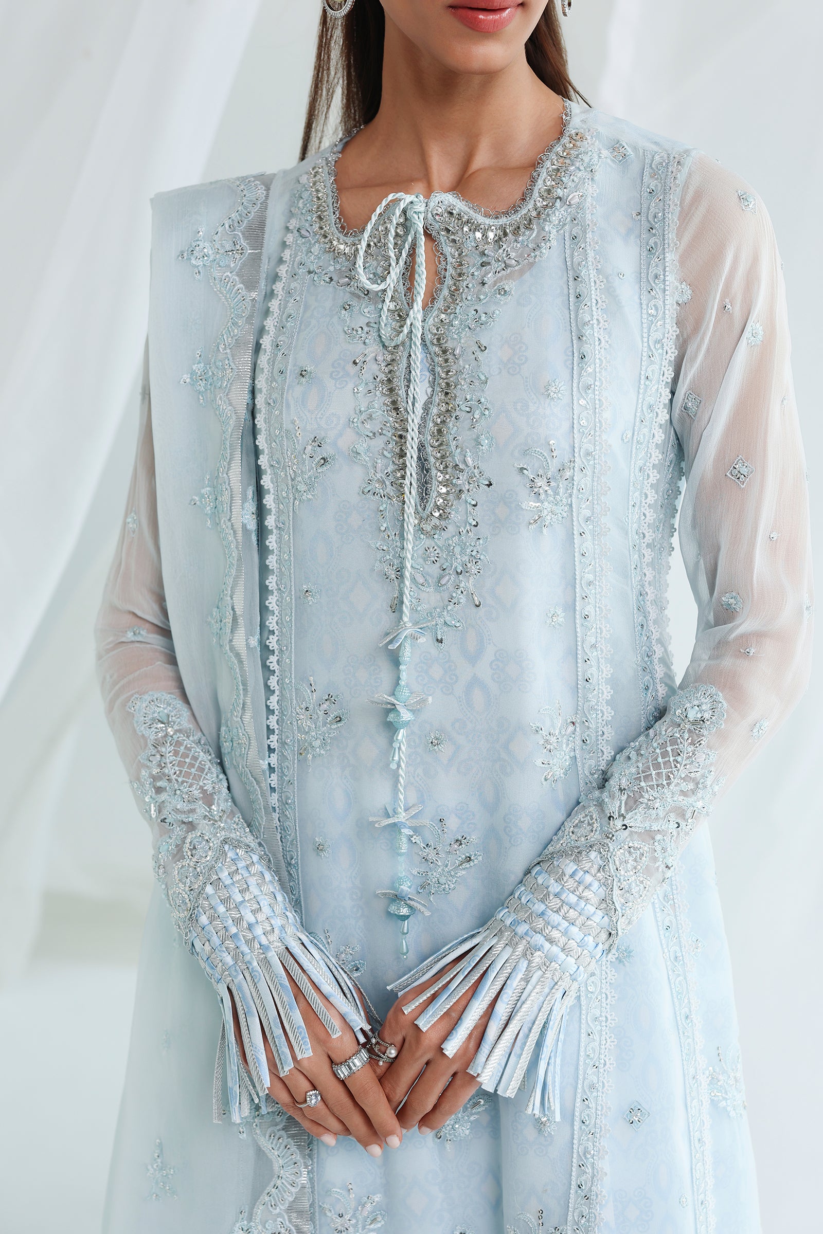 Qalamkar chiffon collection qcc-08 sona– detail view 2 Qalamkar Chiffon Collection QCC-08 SONA– detail view 2