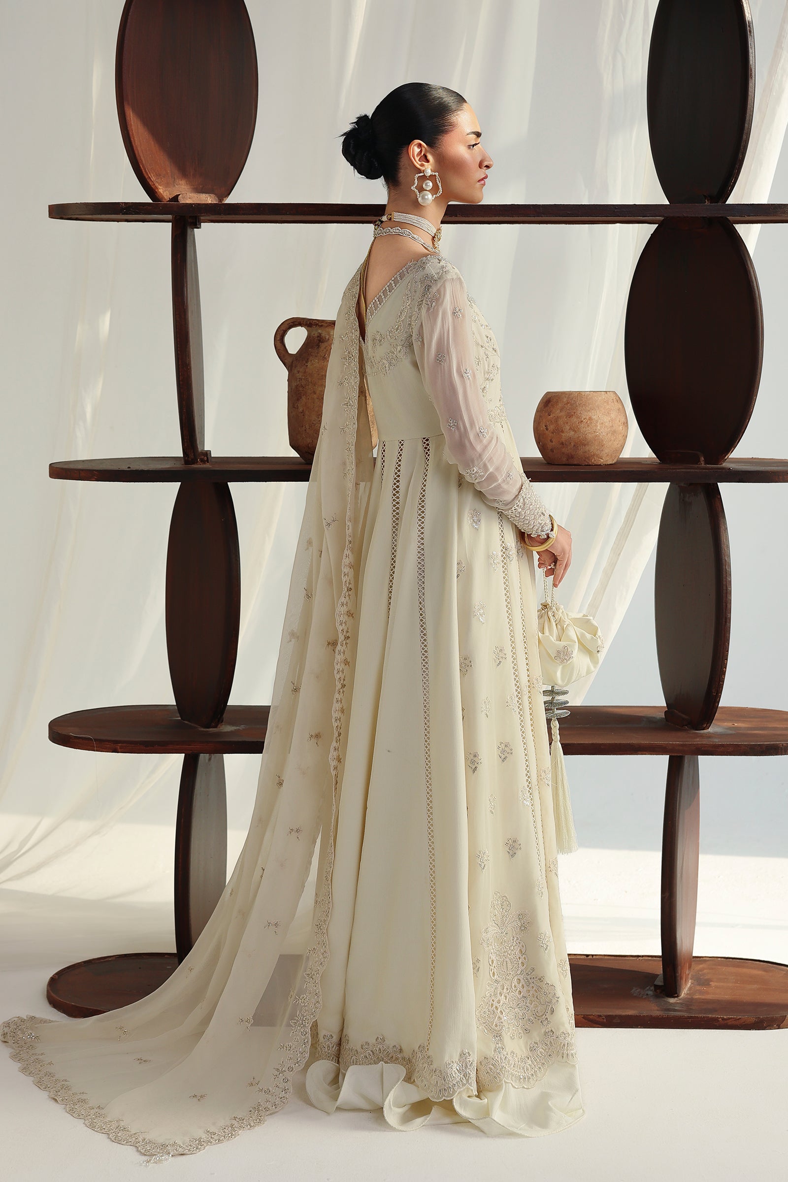 Qalamkar chiffon collection qcc-07 amera– detail view 9 Qalamkar Chiffon Collection QCC-07 AMERA– detail view 9