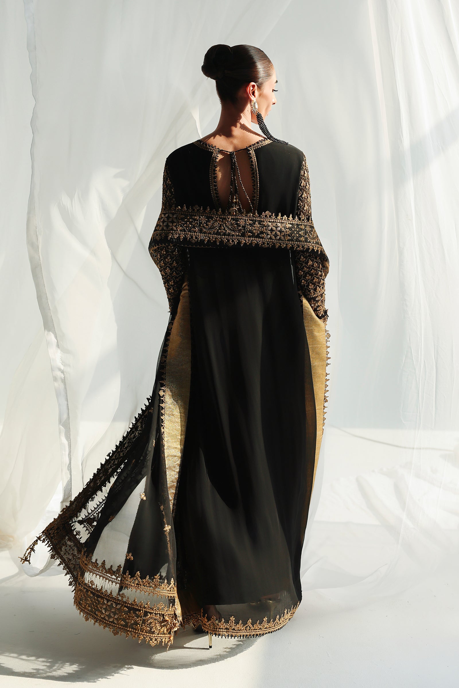Qalamkar chiffon collection qcc-06 waliya– detail view 11 Qalamkar Chiffon Collection QCC-06 WALIYA– detail view 11